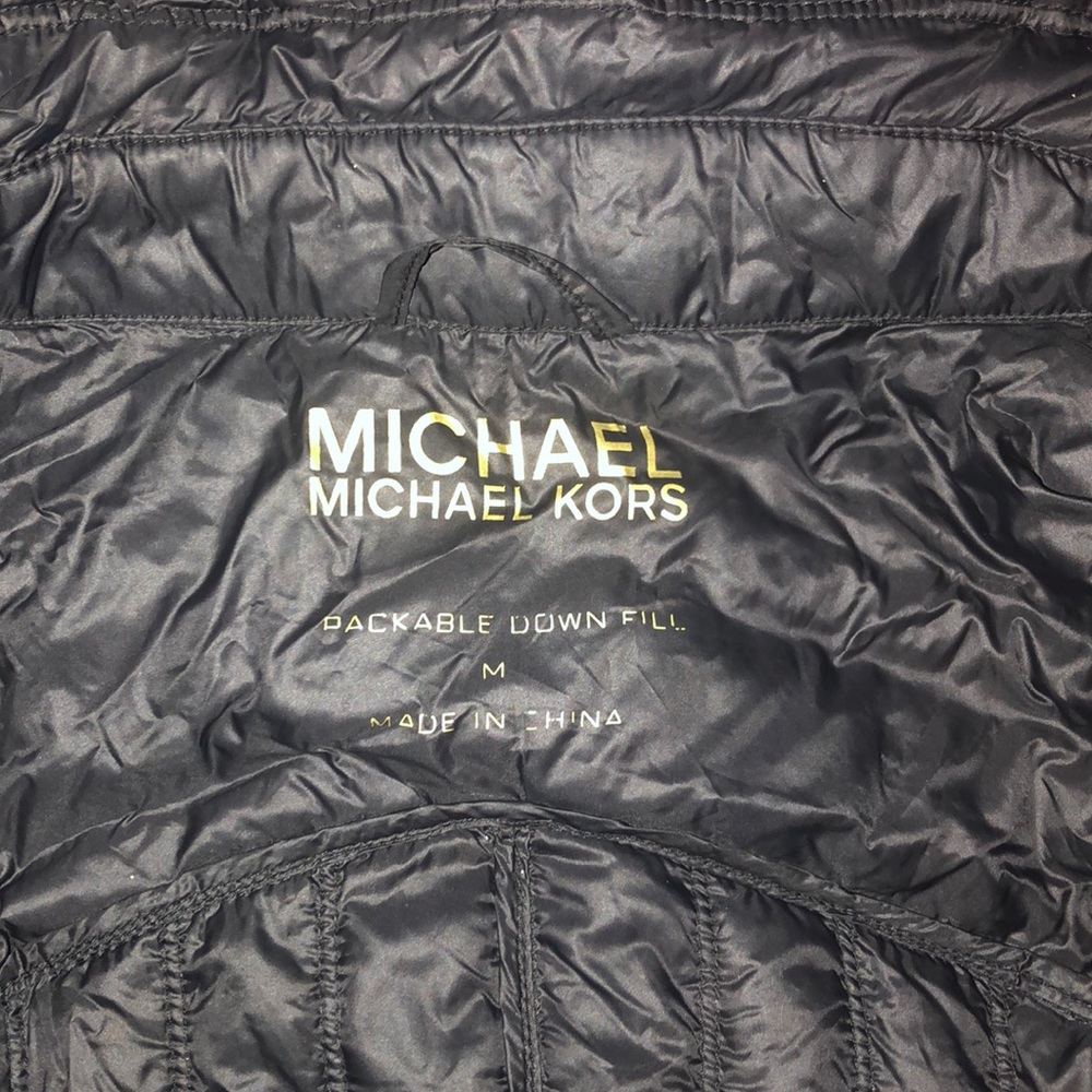 Michael Kors Packable Down Jacket Navy - image 2
